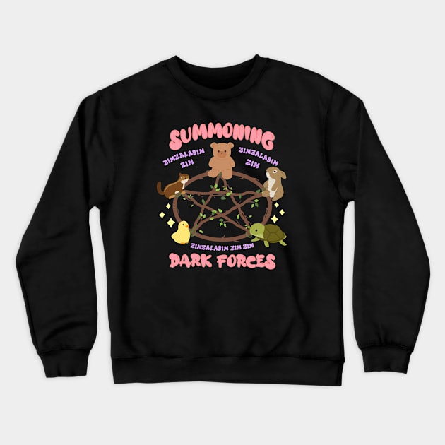 Summoning ritual Crewneck Sweatshirt by Brunaesmanhott0